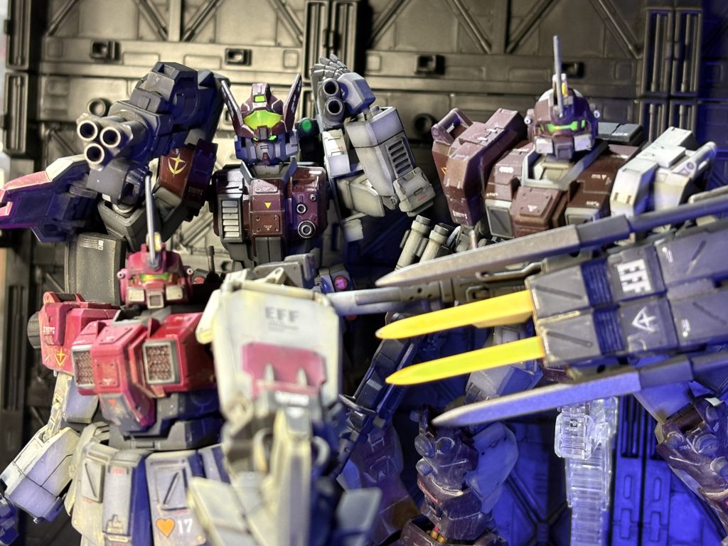 赤い三巨星😆揃い踏みーー✌️