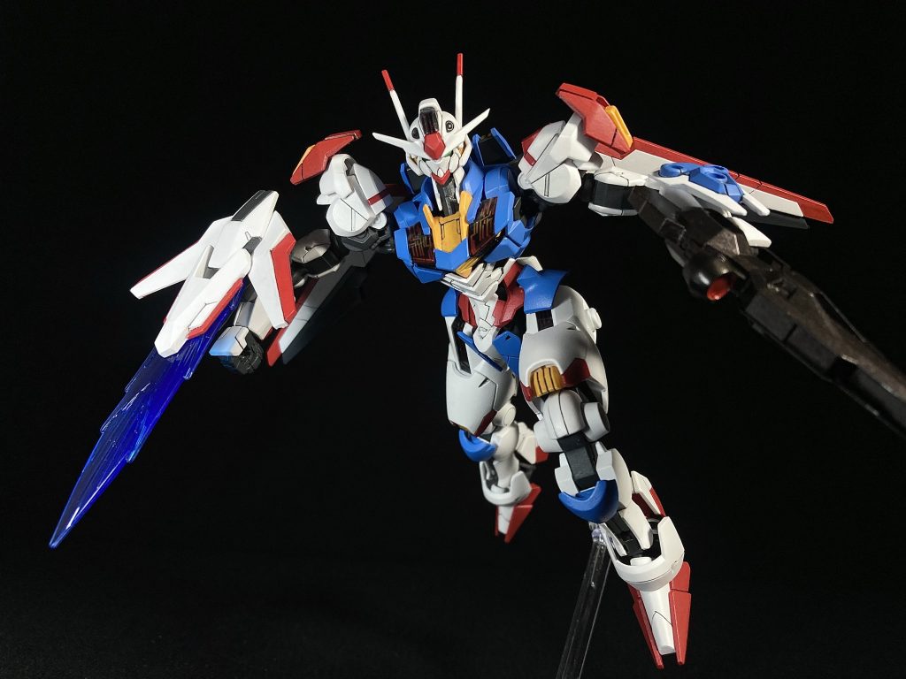 HGガンダムエアリアル(フライトユニット)–3枚目/制作者：マイペ→すプラモ