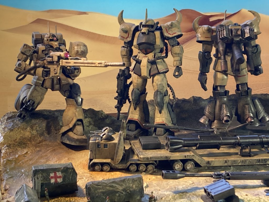 サムソントレーラーがくると、急にスケール感が増しました。