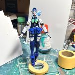 製作中の駄女神モチーフガンダムの進捗状況です！本体の塗装が終わりました。次は本体[…]