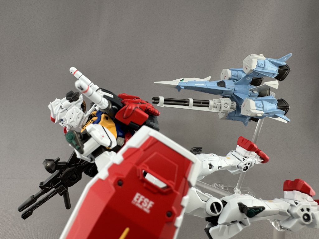 以上でガンバレルストライカー＋白いガンダムのご紹介を終わります。最後までご覧いただきありがとうございました！　