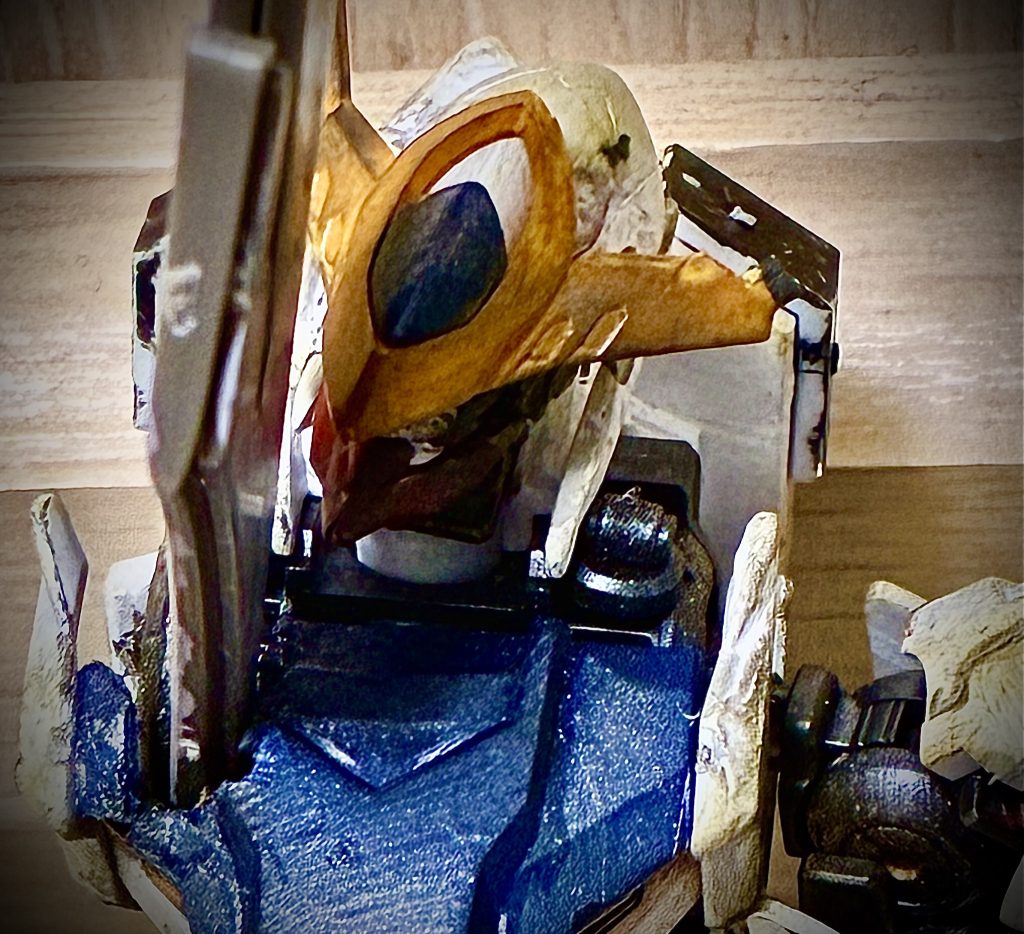 ハシュマルのシッポ？が刺さったシーン。写真の撮り方が問題か！？