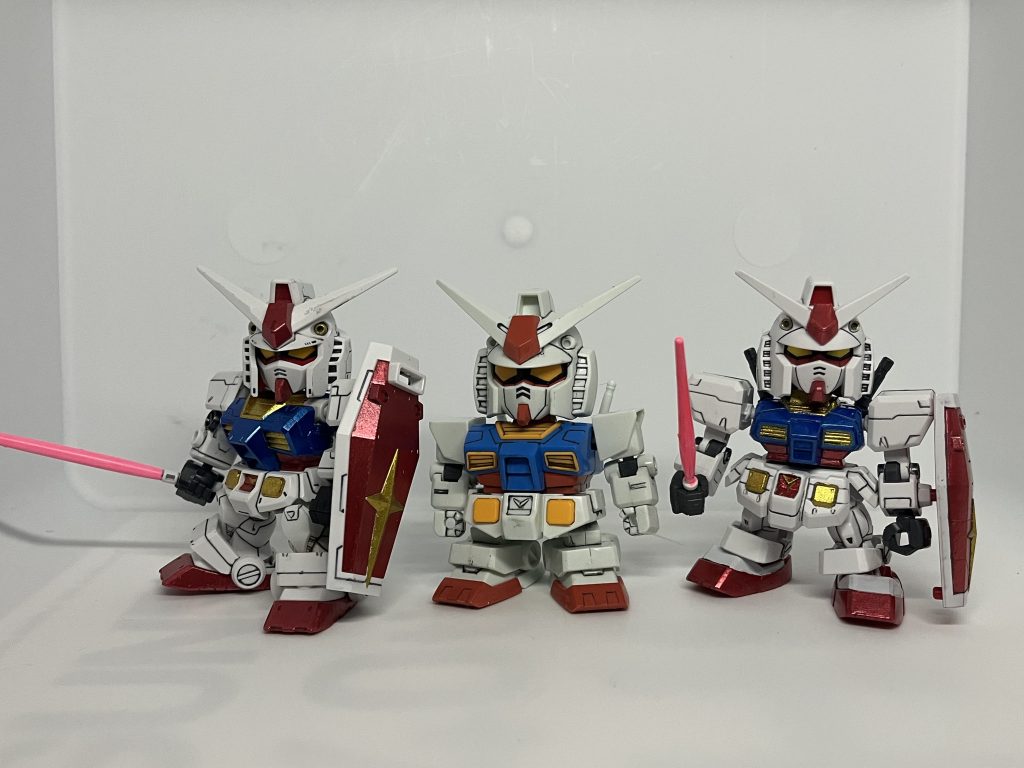 GUNDAM並べてみました