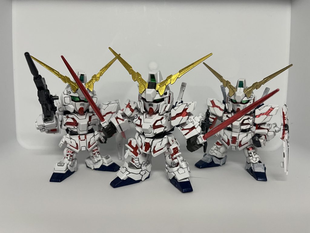 UNICORN GUNDAM並べてみました