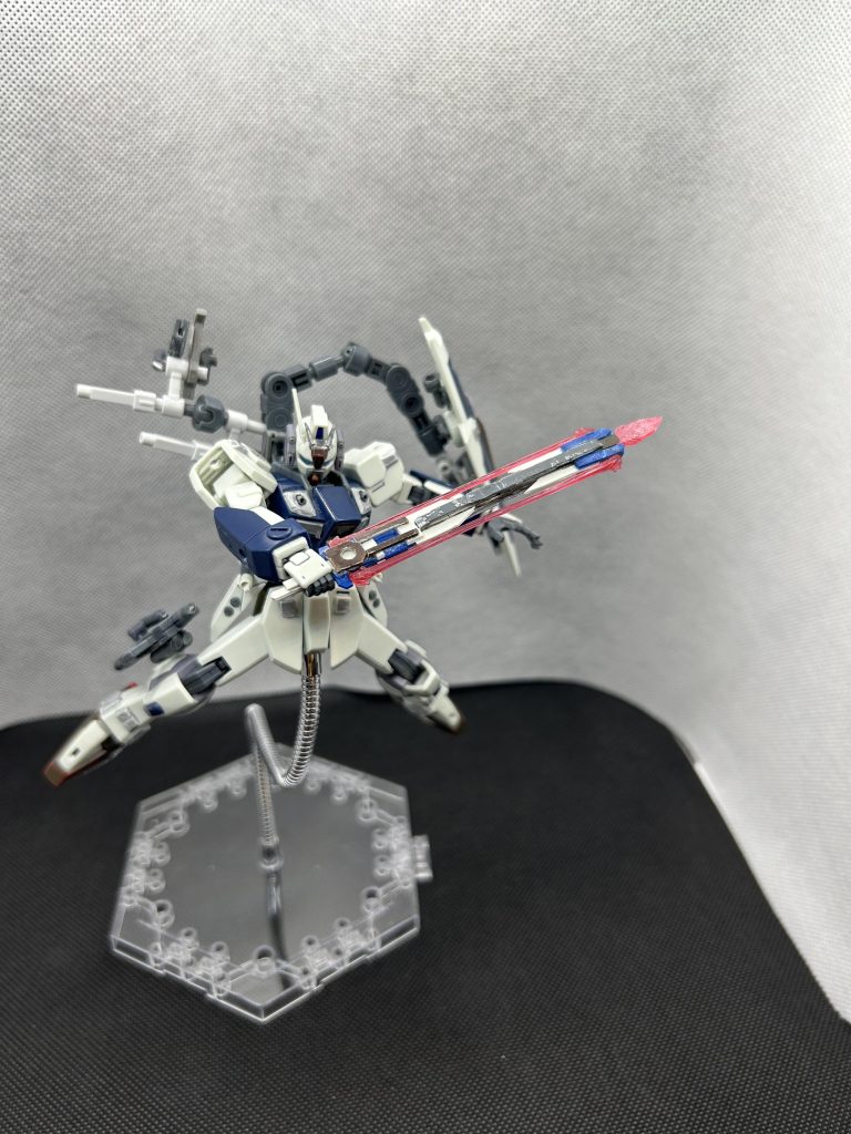 対艦刀展開するとこういう風です。カッコいい〜(gundam-kao8)