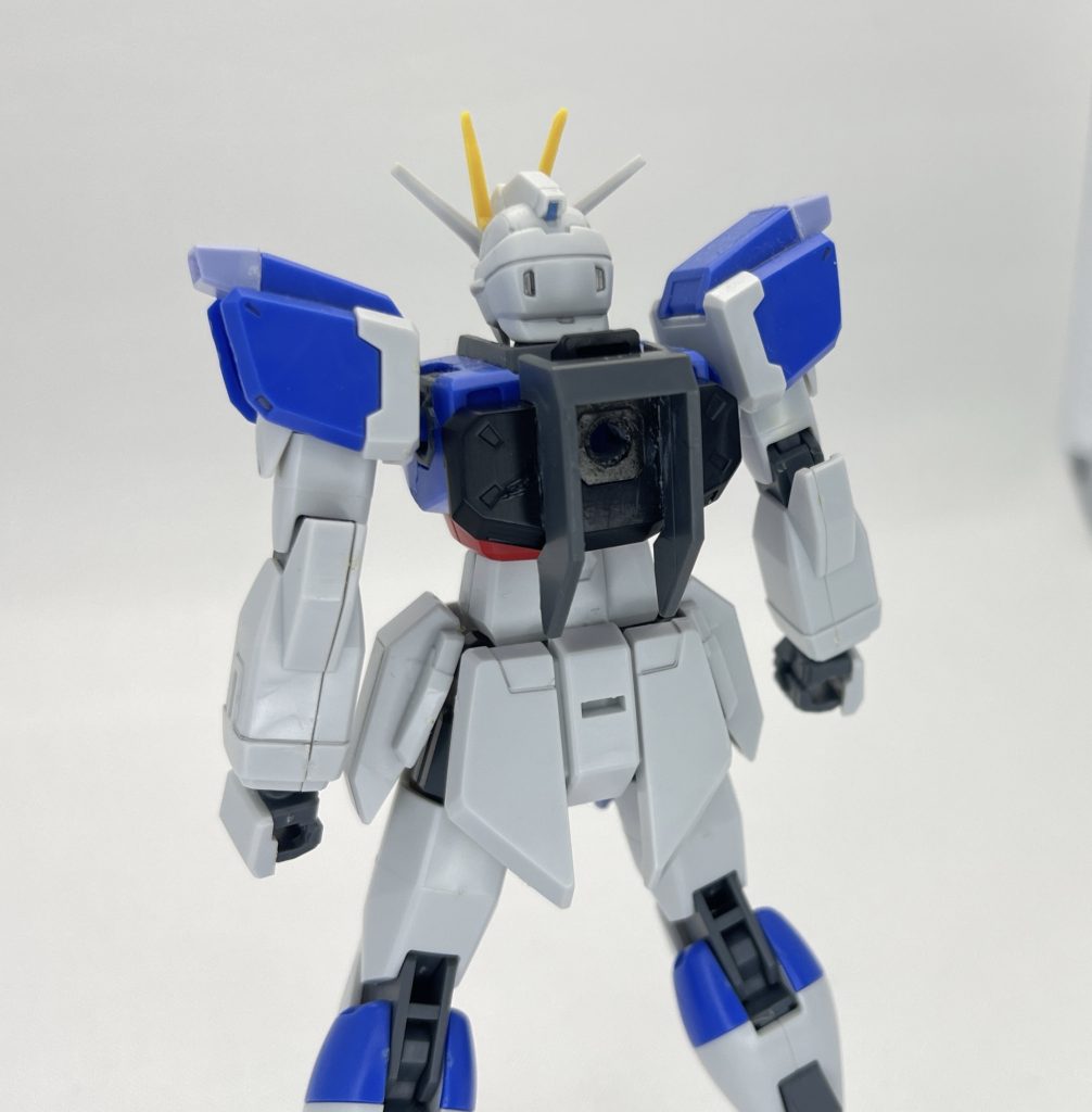 そしてルドラとストライクのパーツを合わせた、二軸穴⇒ストライカーコネクタスイッチをインパルス君に装着すれば…