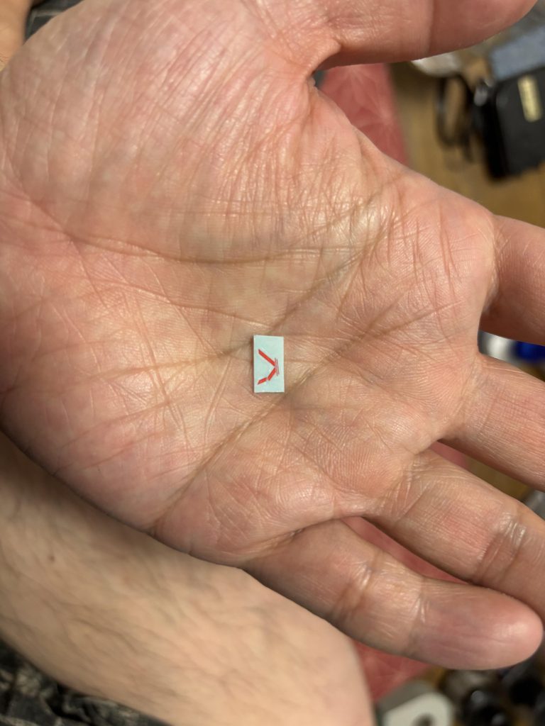 デカールが劣化していて水につけたら砕けた時…