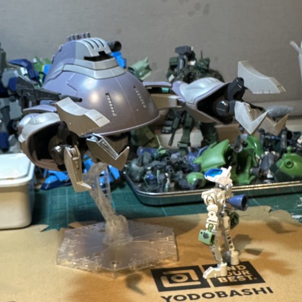 大きな箱から罪崩し。プレバン限定ゲーツ機。ゲーツ機はMA形態の印象が強いです。（2枚目）