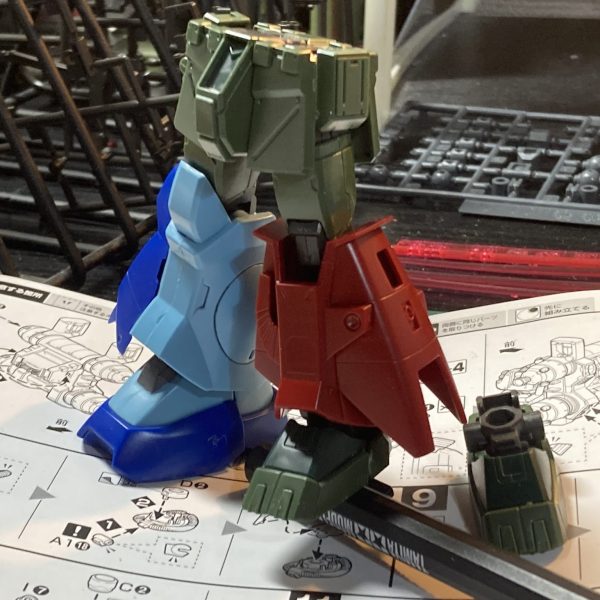不定期にガンプラをイジる (ジムスパルタン-4)