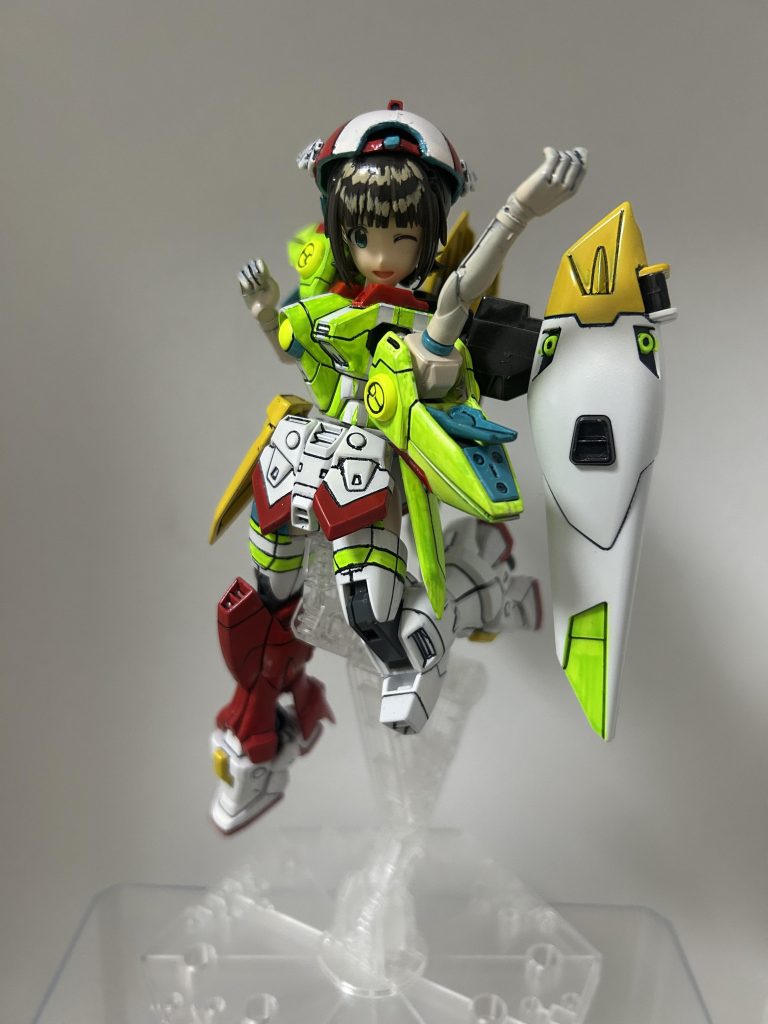 カラーリングは公式の初期コスチューム風を参考に塗りました。&nbsp;