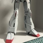 ターンエーガンダムって膝の他にスネに関節があるのが新鮮でした。