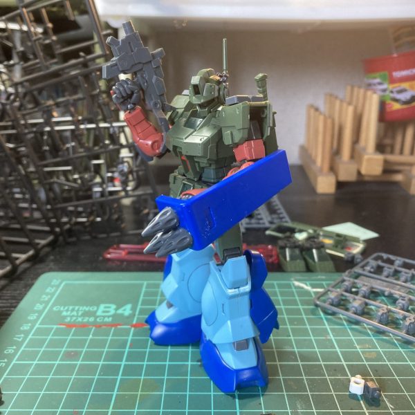 不定期にガンプラをイジる (ジムスパルタン-仮組み完成)