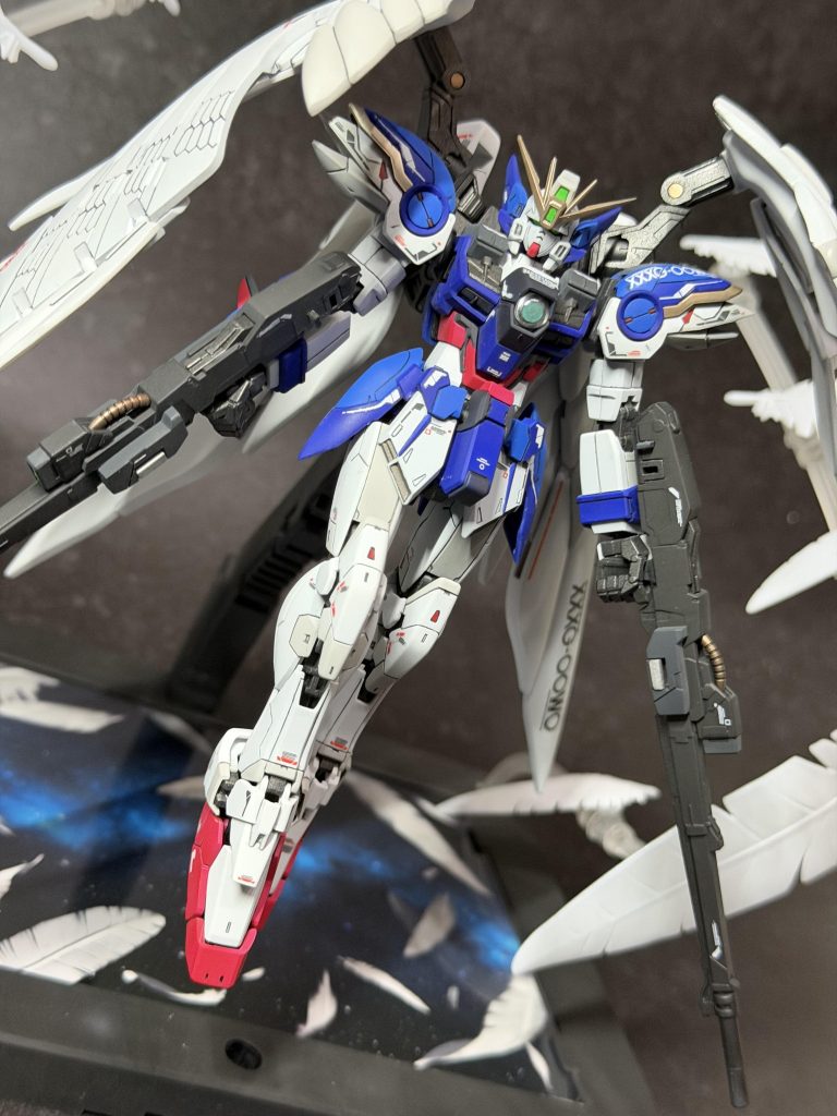 ツインバスターライフルも細かく色分けしてます。