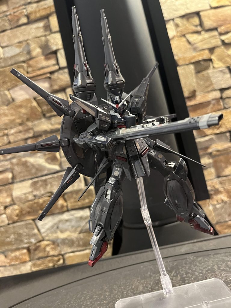 お次はライフルを構えてポージング🍀*゜ そして今回ウェザリングは宇宙戦をイメージしてみました✩︎⡱