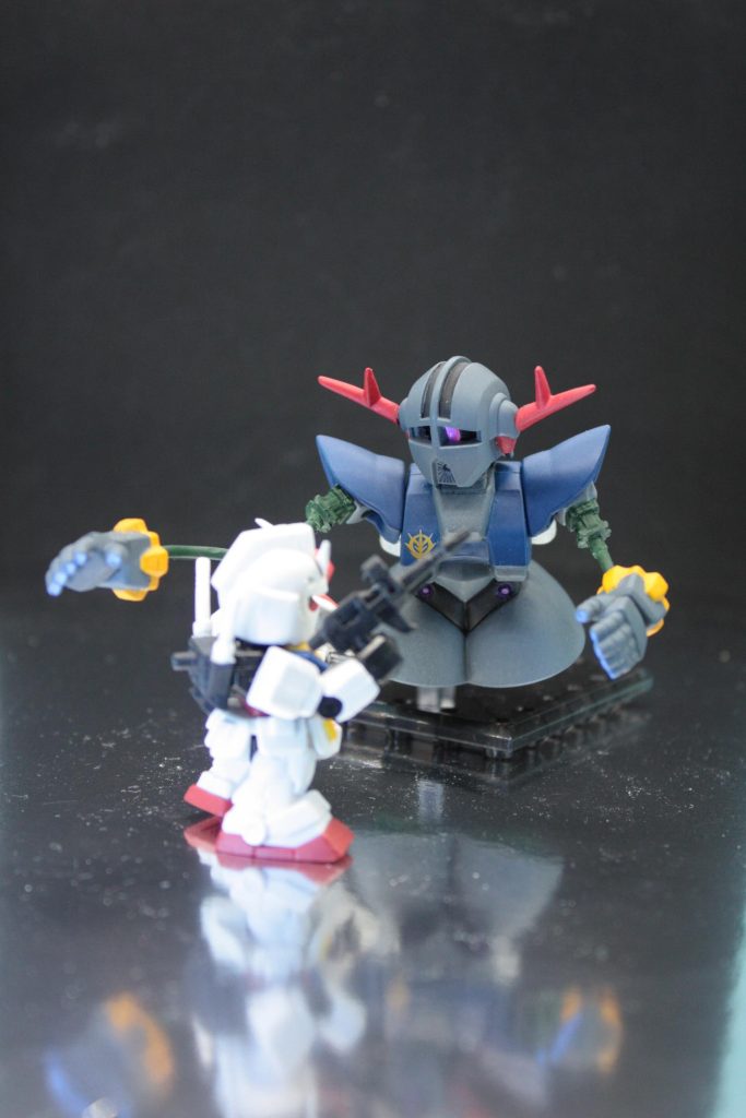ガシャポン戦士ｆのガンダムとパシャリ