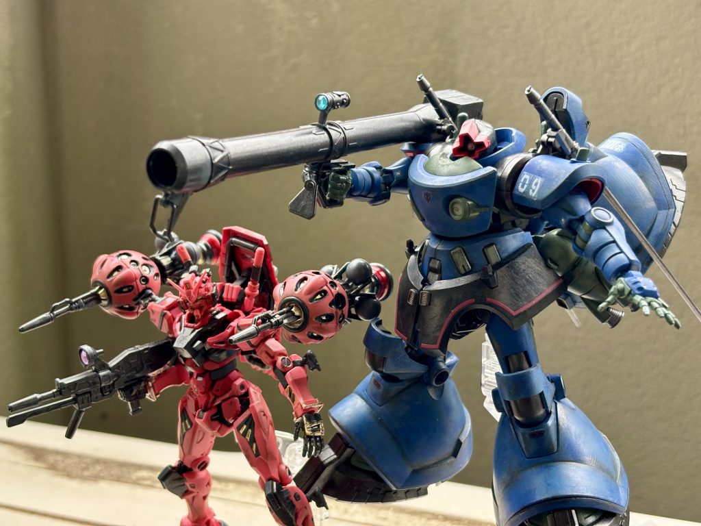 赤いガンダムと一緒に