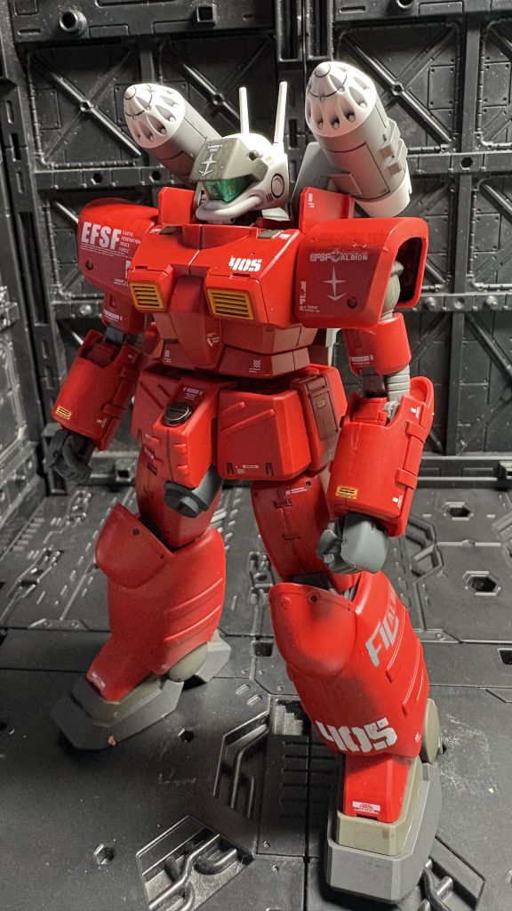 近接用ミサイルランチャー仕様です。ところで、識別番号の405ですが、先に投稿した06R2と番号が丸かぶりしてました！😅出来上がってから気づいたのですが、「405」番が好きなのかなぁ？