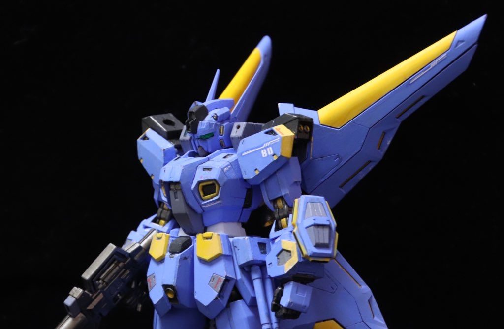 塗装はターナーのアクリルガッシュを使用して筆塗り全塗装で仕上げました