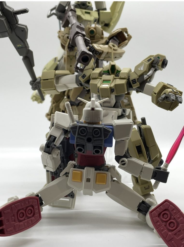 難しい姿勢で頑張ってくれたおっちゃん