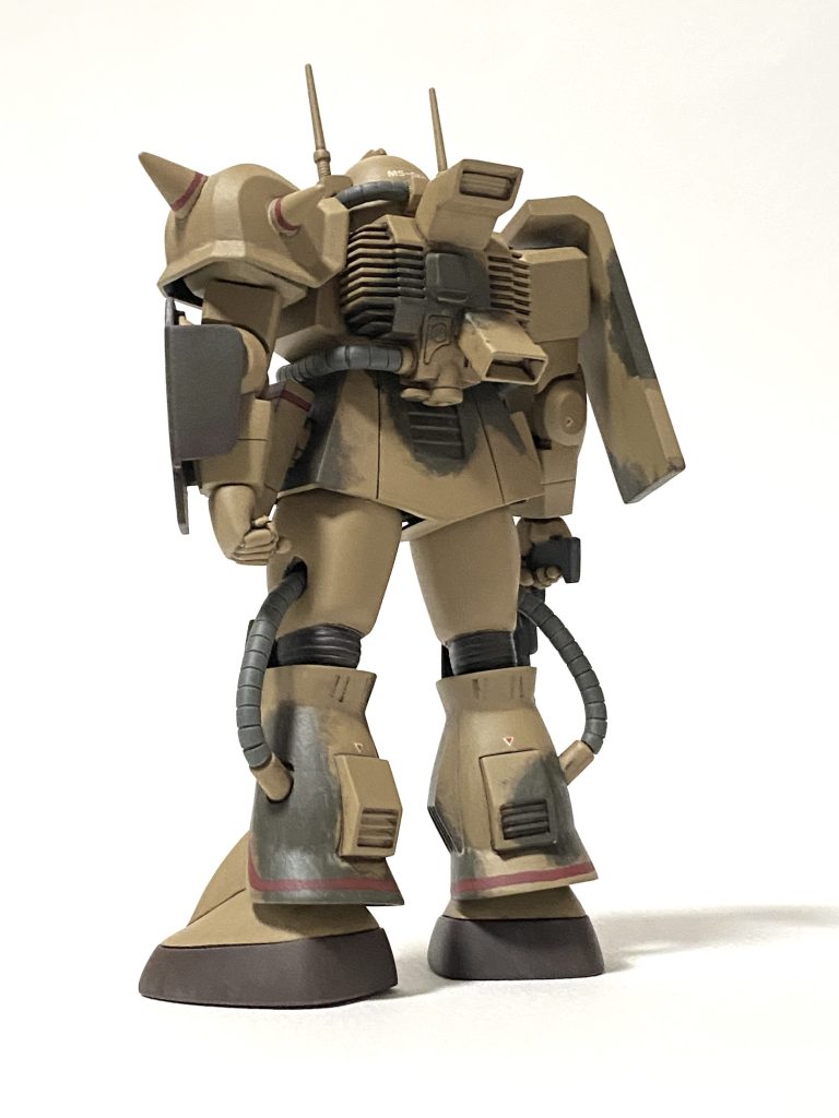 旧キット　ザク・デザートタイプ–2枚目/制作者：シオカラ