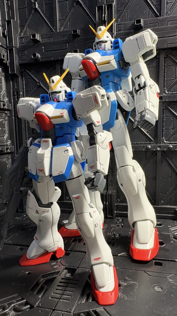 素組みの1/100 Ver.Kaと。1/100もいずれは仕上げてあげなきゃ!