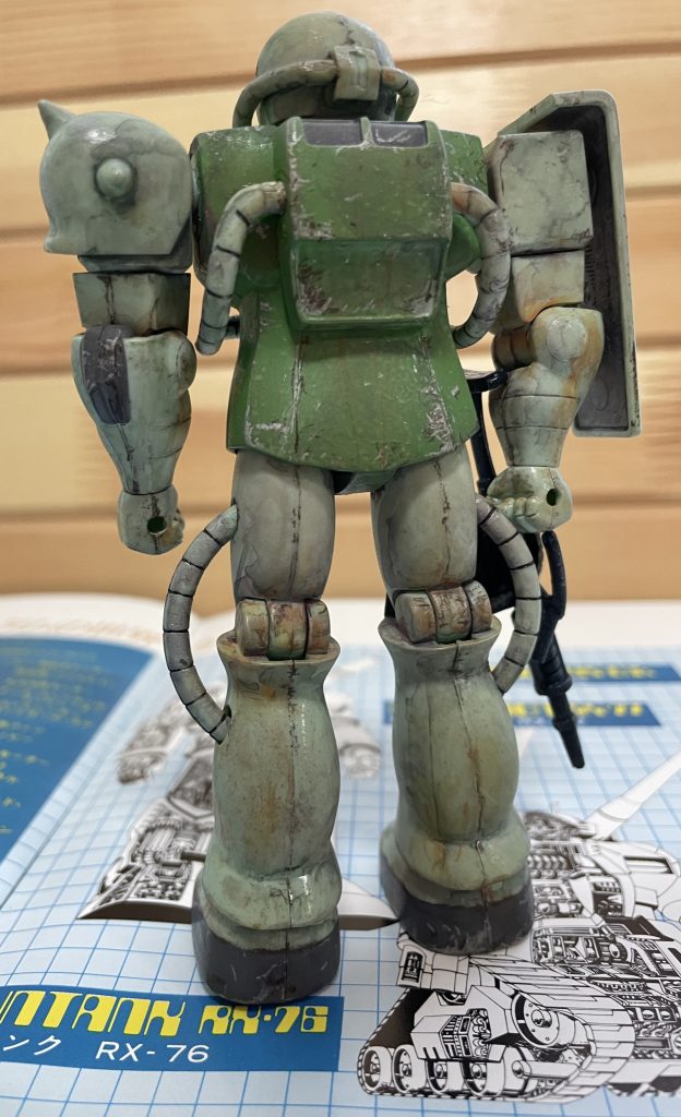 ブリキ風ザク–4枚目/制作者：yamoaomo