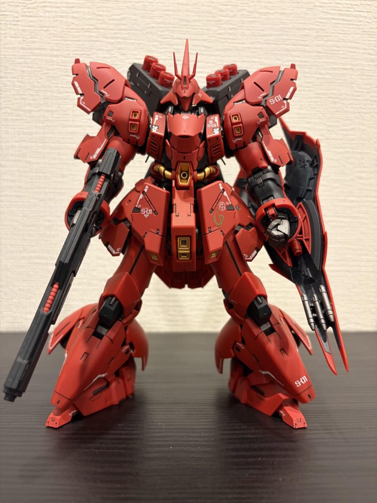 RG サザビー 筆塗り部分塗装基本成型色仕上げ–2枚目/制作者：む
