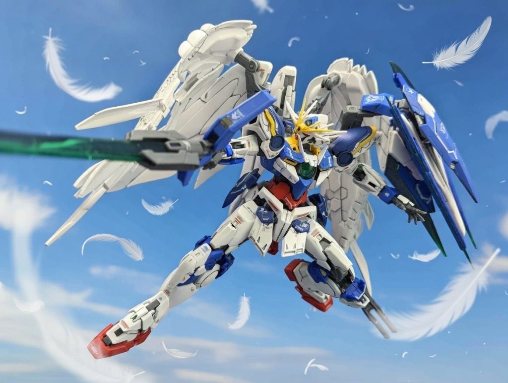 GNソードⅤのライフルモード青空バックでもいい感じです