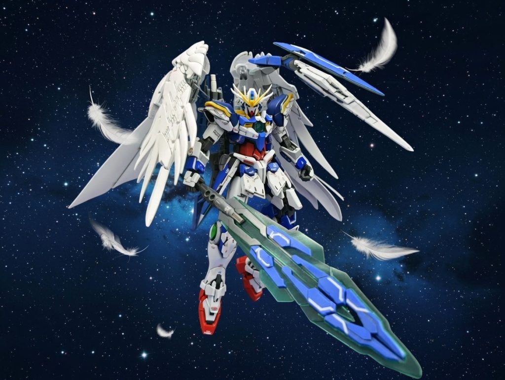 GNバスターソード台座が消えてだいぶいい感じになりました