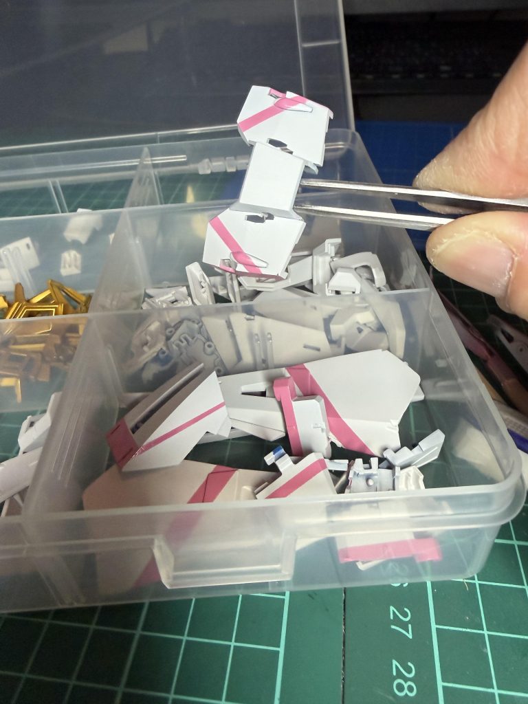 何とか塗り分けには成功。