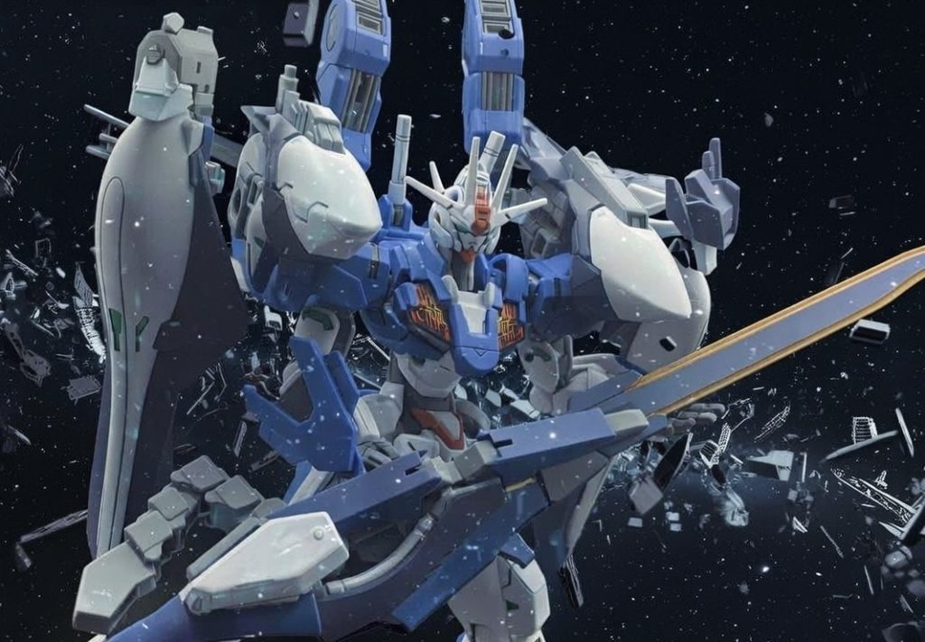 最後にアップのポーズでラーⅡことフルドドⅱがメインなんで宇宙空間多めで生成しました。懐かしく思い出深いこいつの生成したいなと思ってやりました