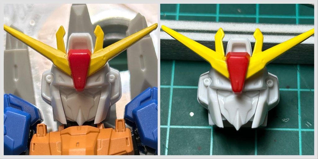 左:before &nbsp;右:afterアゴを削るとシャープになってカッコよくなるので、おすすめです。