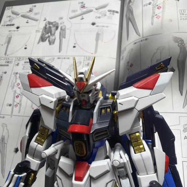 マイティーストライクフリーダムガンダム 製作中・3