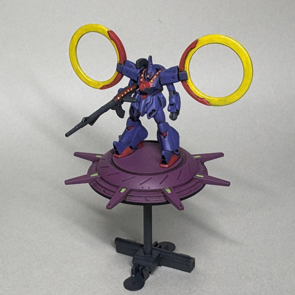 ガンダム名鑑ガム ザンネック＋ザンネックベース 全塗装