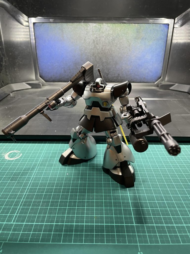 HGドム2号機（銀の弾丸隊）–2枚目/制作者：ハムカイザー