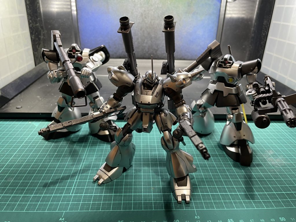 HGドム2号機（銀の弾丸隊）–4枚目/制作者：ハムカイザー