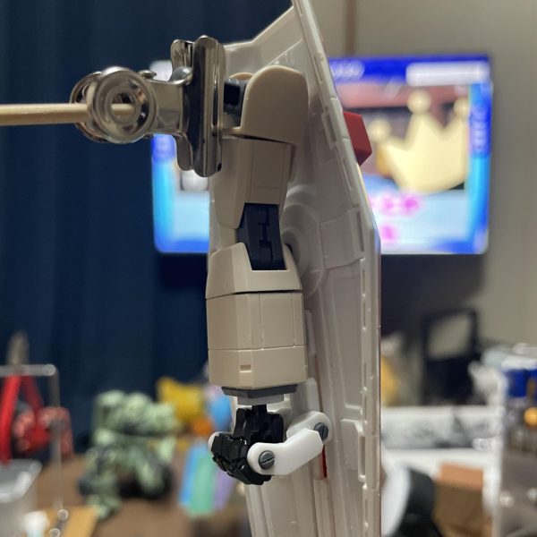 MG陸戦型ジム、コックピットと連邦シールドのストックを作成しました。とりあえずこんなもんかな、、、やっと塗装に入れそうです。&nbsp;（6枚目）