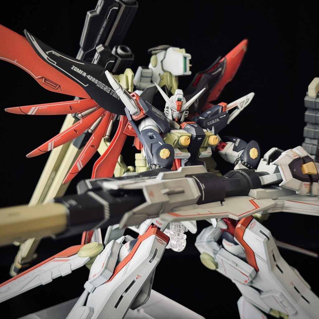 HG デスティニーガンダムSpecII & ゼウスシルエット–2枚目/制作者：ガンプラさんTW
