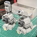 足首から上のあんよをのディティールを詰めてました。追加装甲ぽちぽち入れたり、ディ[…]