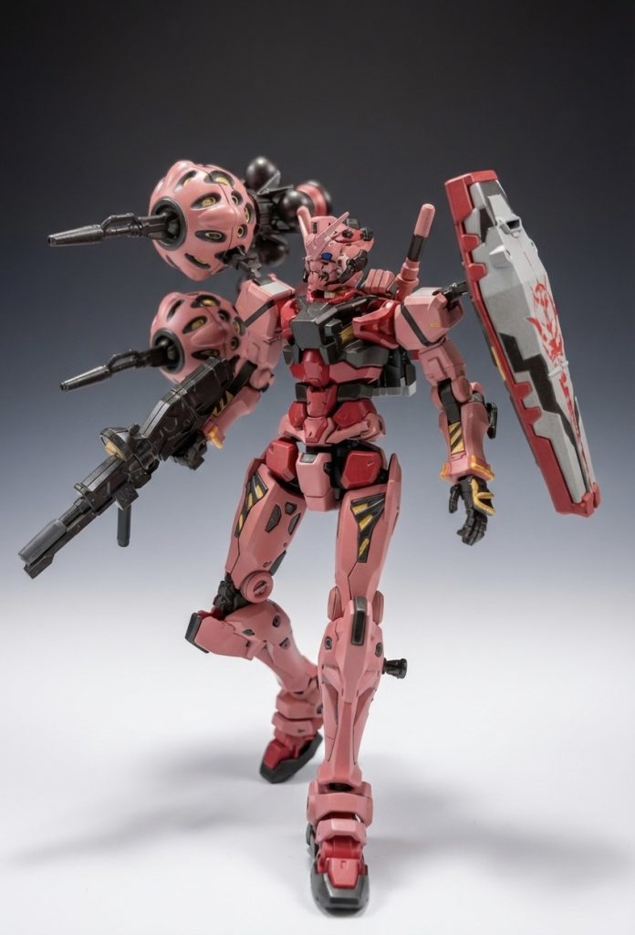 ジークアクスの連邦系MSって武器をマウント出来るところが多くてアレンジしやすいのがいいですね。&nbsp;