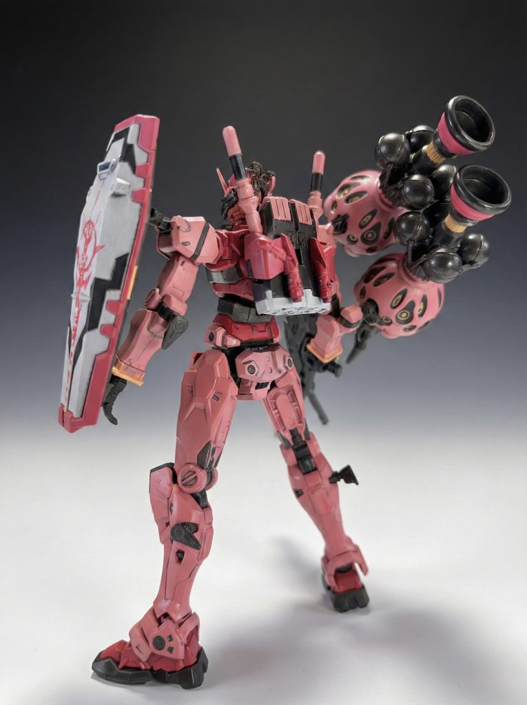 バックビューライトグレーの部分はめんどくさくなってサフ下地のままです。笑