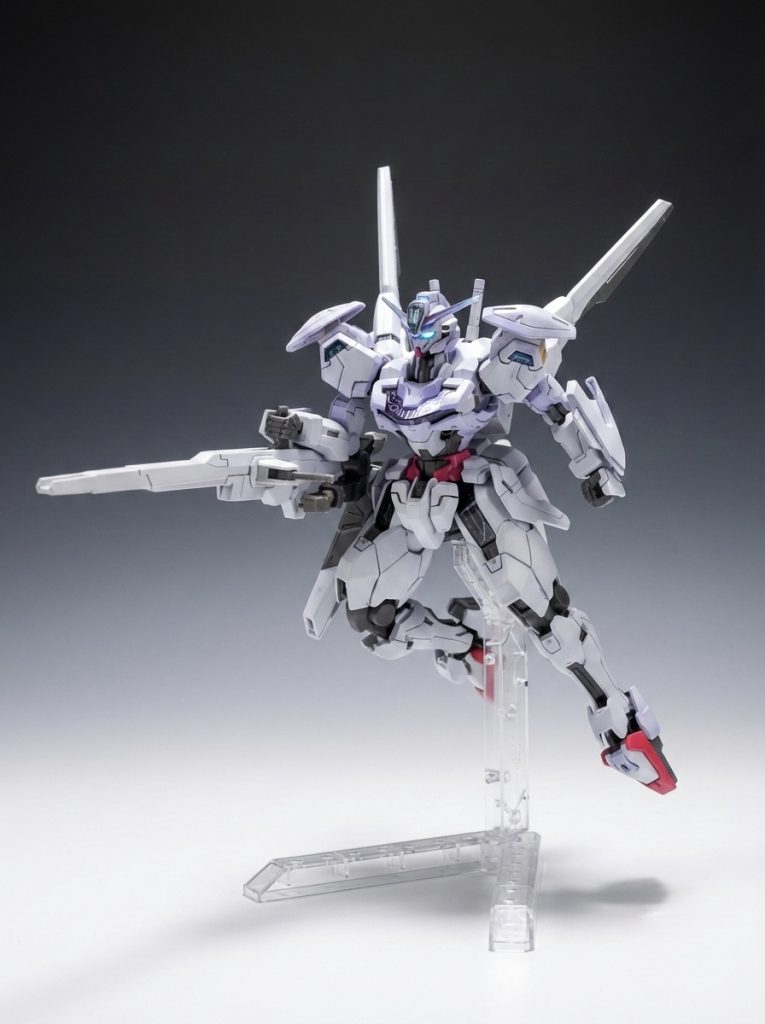 ライフルの接続アームがガッチガチで取り回しがしにくいアーム無しで持てるように改造すれば良かったかな いつもご覧頂きありがとうございます