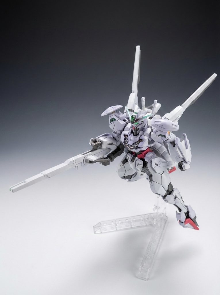 ライフルの接続アームがガッチガチで取り回しがしにくいアーム無しで持てるように改造すれば良かったかな&nbsp;いつもご覧頂きありがとうございます