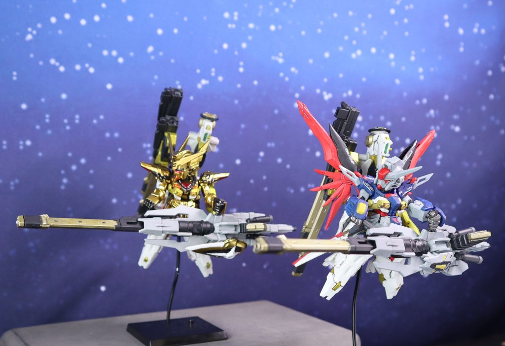 デスティニーガンダム＆ゼウスシルエット（コンバージ）–8枚目/制作者：tytaniaIII