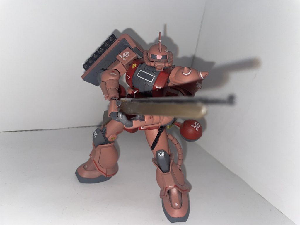 MS-06S/シャア専用ザクII［マッド・アングラー隊／ジブラルタル戦仕様］〔正式名 ガンダムベース限定 シャア専用ザクII(21stCENTURY REAL TYPE Ver.)〕【パルスアレンジ・オブ・カスタム＋カラーモデル】–4枚目/制作者：【電幻龍メンバーズ】ドラグーンの開発部