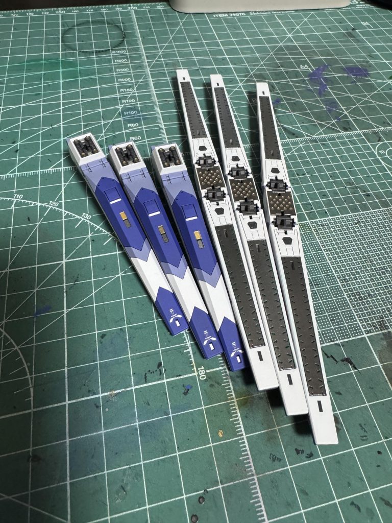 ファンネルの塗り分けが大変でした同じ物を沢山作るのしんどいですね(笑)