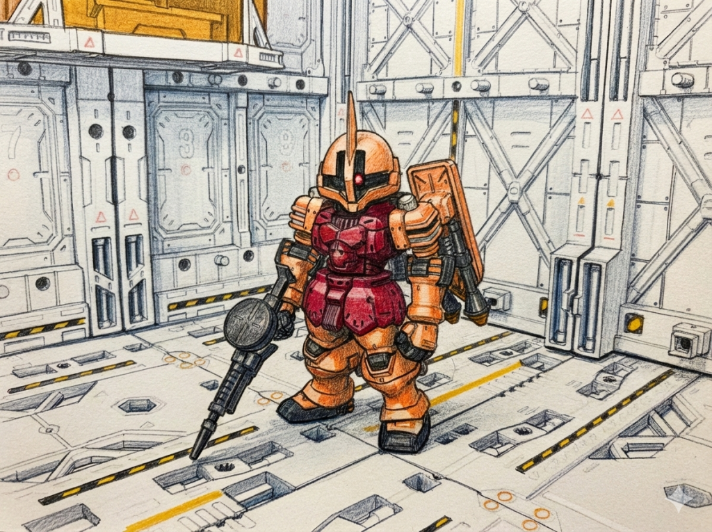 赤い彗星（物理）　シャア専用ヅダ