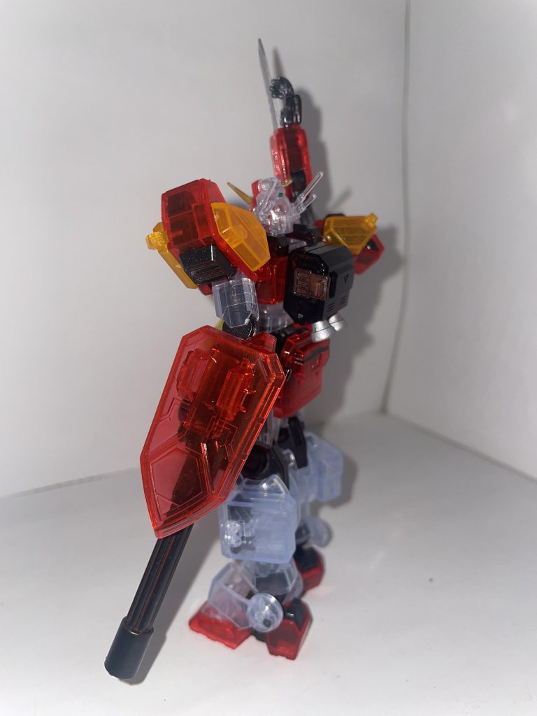 ガトリングガン構えヒイロ搭乗シーンマイクロミサイル(片方)とガトリングによる牽制フルオープンアタックトロワの十八番技+ホーミングミサイルエアリーズのパイロット「ガンダムは...ガンダムは...ガンダムはここにいたぞぉぉぉぉーーーッ!!!!」回転斬り