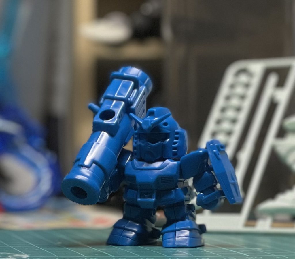 ここから制作記。先ずパチ組みで泣きます。