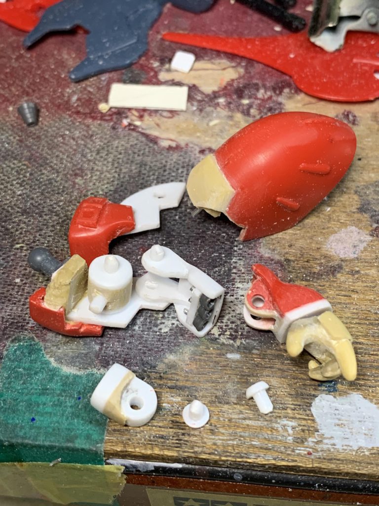 腕はこんな構成です。